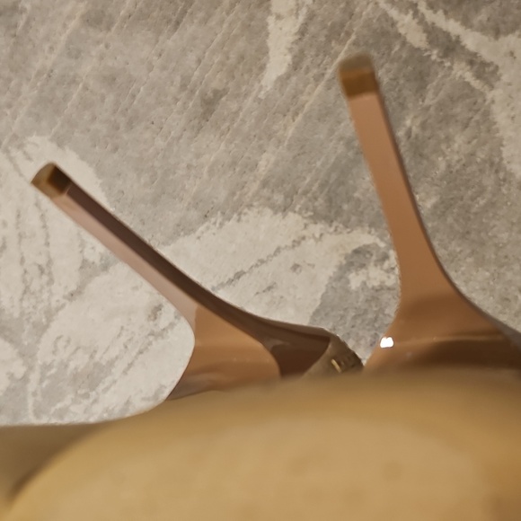 Steve Madden Varcityr Gold Multi D'Orsay Pumps Gold Sequin High Heels 8.5M - Picture 15 of 15